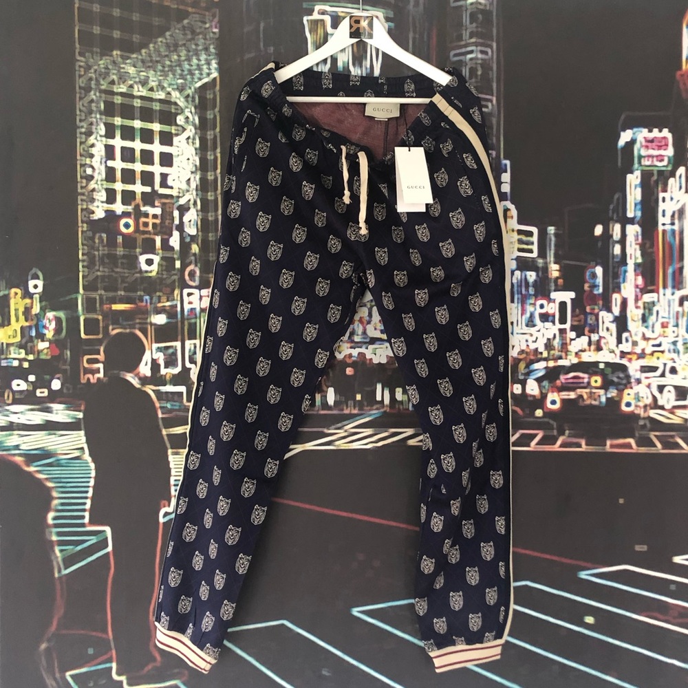 Gucci Panther Print Joggers